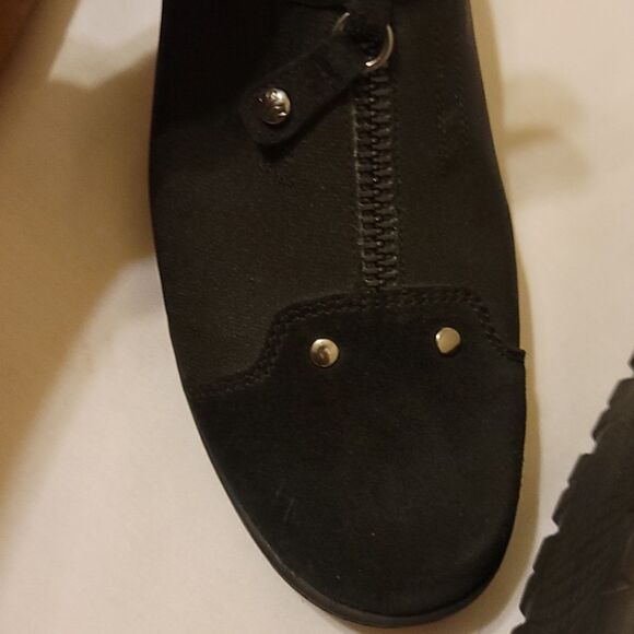 Stuart weitzman suede slip on wedge loafer size 9.5 - Picture 8 of 9